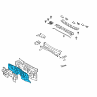 OEM 2014 Toyota FJ Cruiser Dash Panel Diagram - 55101-35A30