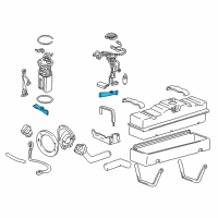 OEM 1988 GMC K1500 Fuel Strainer Diagram - 25121524