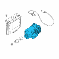 OEM 2001 BMW X5 Compressor Dsc Diagram - 34-51-1-165-905