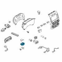 OEM 2017 Ford F-150 Headlamp Switch Diagram - FL3Z-11654-BA