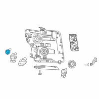 OEM 2016 Nissan Titan XD Headlamp Socket Assembly Diagram - 26250-EZ21A