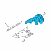 OEM Ford Taurus X Heat Shield Diagram - AT4Z-9Y427-A