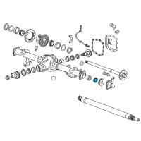 OEM 2015 GMC Canyon Axle Seal Diagram - 23490372