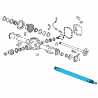 OEM 2017 GMC Canyon Drive Shaft Diagram - 84369127