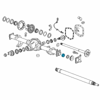 OEM 2015 Chevrolet Colorado Axle Bearings Diagram - 23490337