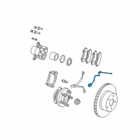 OEM 2005 Jeep Liberty Sensor-Anti-Lock Brakes Diagram - 52128694AE