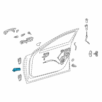 OEM Lexus Check Assy, Front Door Diagram - 68620-50060