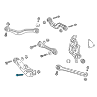 OEM 2019 Buick Regal Sportback Lower Control Arm Outer Bolt Diagram - 11611841