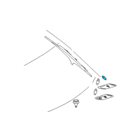 OEM 1997 BMW 528i Bulb Diagram - 63-31-1-374-798