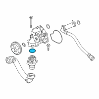 OEM BMW M2 Water Pump Gasket Diagram - 11517545278