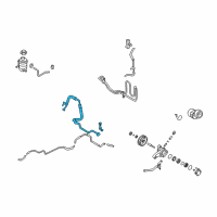 OEM Hyundai Hose Assembly-Power Steering Oil Pressure Diagram - 57510-3K000