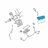 OEM 2008 Ford F-150 Valve Cover Diagram - 7W7Z-6582-B