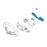 OEM 2016 Kia Forte Koup Switch Assembly-Remocon Diagram - 96710A7200K3S