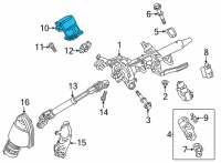 OEM 2022 Toyota Corolla Cross Control Module Diagram - 89650-16300