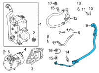 OEM 2020 BMW X3 REFRIGERANT LINE, DUAL LINE Diagram - 64-53-9-354-538