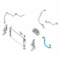 OEM 2016 Nissan Altima Hose Flexible, High Diagram - 92490-3TA0A