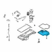 OEM 2001 BMW M5 Oil Pan Diagram - 11-13-0-396-711