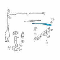 OEM 2014 Chrysler 200 Arm WIPER-Front WIPER Diagram - 68101154AB