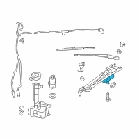 OEM 2008 Chrysler Sebring Motor-Windshield WIPER Diagram - 68044087AA