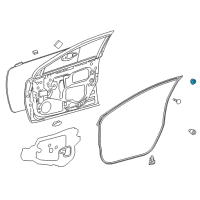 OEM Toyota RAV4 Prime Door Shell Plug Diagram - 90950-01620