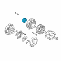 OEM Hyundai Pulley-Generator Diagram - 37320-2G700