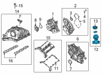 OEM 2020 Ram 1500 Tube-Oil Filler Diagram - 68490218AA