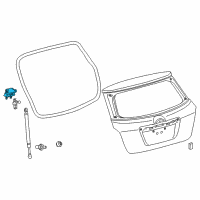 OEM 2012 Toyota Venza Hinge Diagram - 68810-02060