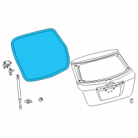 OEM 2011 Toyota Matrix Weatherstrip Diagram - 67881-02090