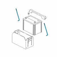 OEM 2010 Acura RL Bolt, Battery Setting Diagram - 31513-SB2-000