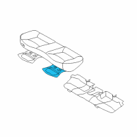 OEM 2015 Hyundai Elantra Heater-Rear Seat Cushion, LH Diagram - 89190-3Y000