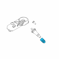 OEM 2019 Ford Taurus Valve Stem Cap Diagram - 9L3Z-1A163-A