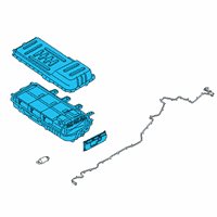 OEM 2020 Lincoln Aviator Battery Assembly Diagram - L1MZ-10B759-D