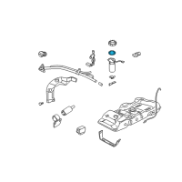 OEM Pontiac Montana Fuel Pump Assembly Seal Diagram - 10282861