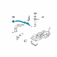 OEM Pontiac Trans Sport Filler Pipe Diagram - 10425290