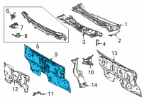 OEM Toyota Sienna Dash Panel Diagram - 55101-08060