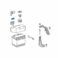 OEM 2003 Lexus RX300 Terminal, Battery Positive Diagram - 90982-05058