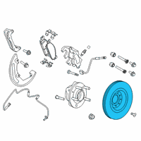 OEM 2015 Ford Explorer Rotor Diagram - GG1Z-1125-A