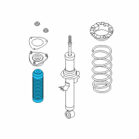 OEM Nissan Bumper Bound Diagram - 54050-JK51A