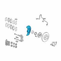 OEM 2008 Honda CR-V Splash Guard, Front Diagram - 45255-STK-A00