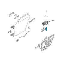 OEM Ford Windstar Actuator Assembly Diagram - 6L3Z-25218A42-AA