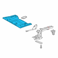 OEM 2014 Scion iQ Rear Floor Pan Diagram - 58311-74020