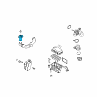 OEM 2011 Kia Rio5 Duct-Air Diagram - 282111G000