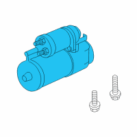 OEM 2008 Chevrolet Uplander Starter Diagram - 89017761