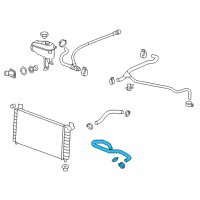 OEM 2013 Chevrolet Silverado 3500 HD Upper Hose Diagram - 22762638