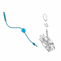 OEM 2015 Nissan Pathfinder Control Cable Assembly Diagram - 34935-3KA0A