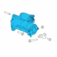 OEM 2021 Chevrolet Equinox Starter Diagram - 12690481