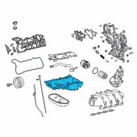 OEM 2019 Lexus RC F Pan, Oil, NO.1 Diagram - 12111-38160