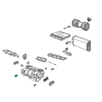 OEM 2000 BMW X5 Actuator Air Recycling Flap Diagram - 64-11-8-385-556