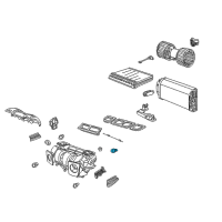 OEM 2003 BMW 525i Actuator For Ventilation Flap Diagram - 64-11-6-935-444