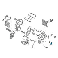 OEM 2020 Hyundai Ioniq Temperature Actuator Diagram - 97159-G2010